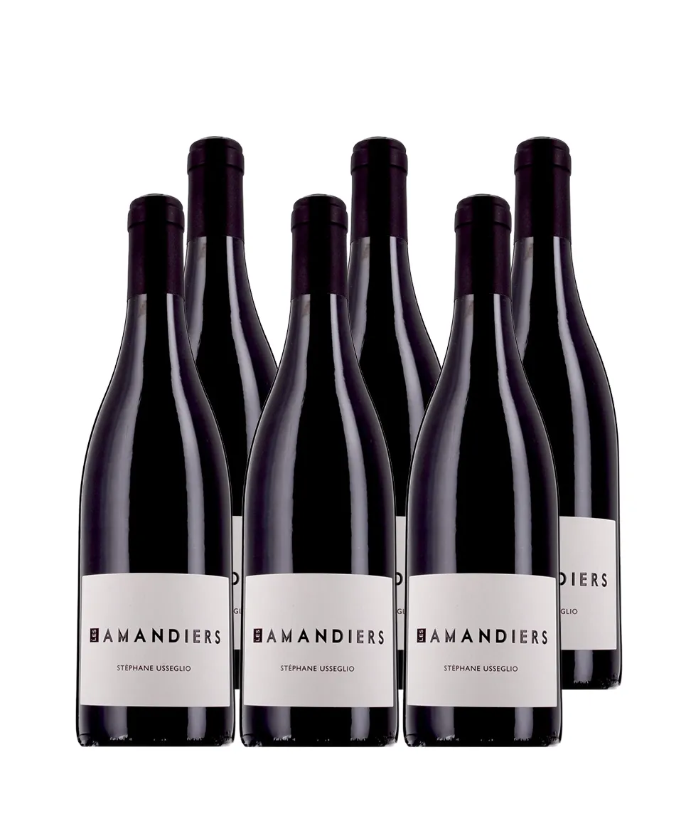 Stéphane Usseglio - Les Amandiers - Le rouge incontournable de LPB - 6 bouteilles - Vin de France - Rouge