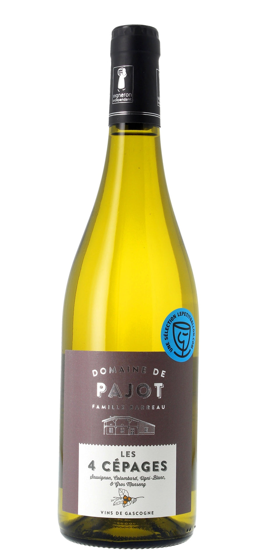 Domaine de Pajot - Les 4 cépages - IGP Côtes de Gascogne - Blanc - 2025