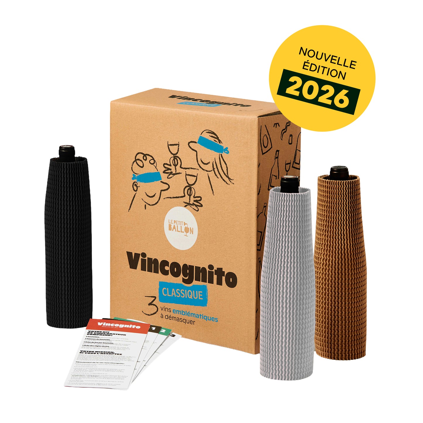 Vincognito clássico Edição 2026 - Conjunto de degustação às cegas