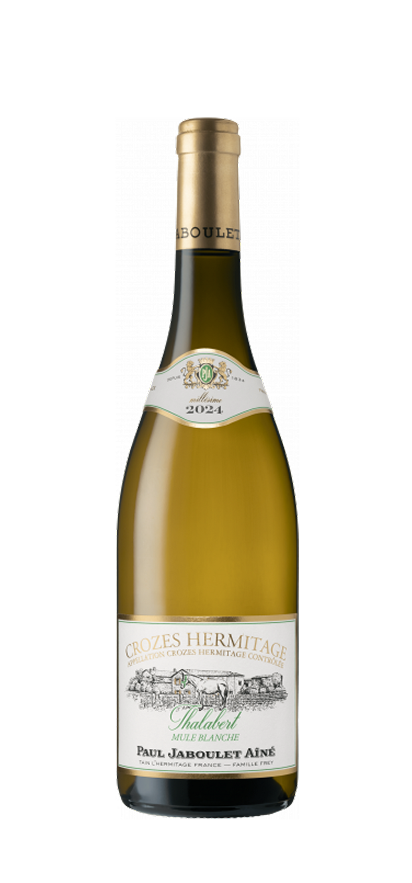Domaine Paul Jaboulet Aîné - Domaine de Thalabert, Mule Blanche - AOP Crozes-Hermitage - Branco - 2024