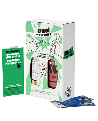 Caixa duelo dos terroirs Bordeaux