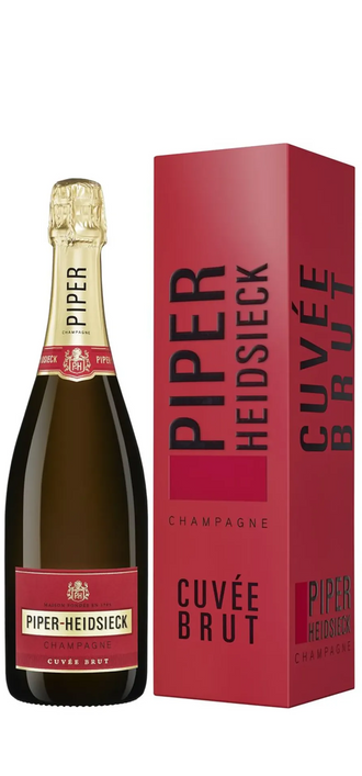 Champagne Piper-Heidsieck - Cuvée Brut - & estojo - Branco