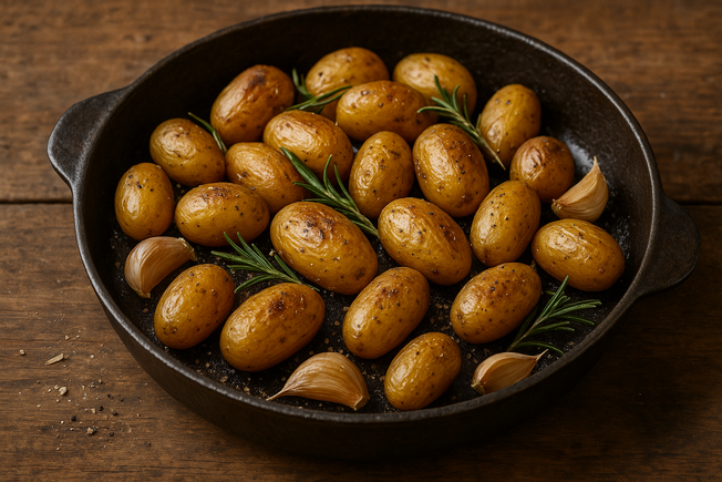 Foto do prato das batatas grenailles
